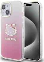 deklas apple iphone 14 - Apple iPhone 13 / 14 / 15 Hello Kitty dėklas IML Gradient Electrop Kitty Head (HKHCP15SHDGKEP) rožinės spalvos - 1 nuotrauka