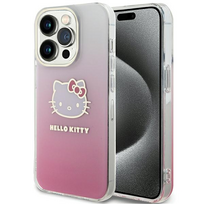 apple iphone 13 pink - Apple iPhone 13 Pro Hello Kitty dėklas IML Gradient Electrop Kitty Head (HKHCP13LHDGKEP) rožinės spalvos - 1 nuotrauka