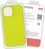 Dėklas MYSAFE SILICONE CASE IPHONE 12 PRO MAX Geltonas BOX