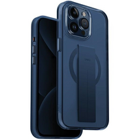 UNIQ dėklas Heldro Mag Apple iPhone 15 Pro 6.1"Magclick Charging mėlynos spalvos