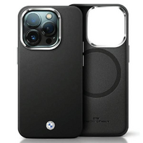 deklas apple iphone 14 - Dėklas Apple iPhone 14 Pro BMW Signature Wrapped Metal MagSafe (BMHMP14L23PUFWK) mėlynos spalvos - 1 nuotrauka