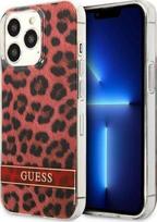 Dėklas GUESS GUHCP13LHSLEOR IPHONE 13 PRO / 13 6.1 "Raudonas / Raudonas HARDCASE LEOPARD
