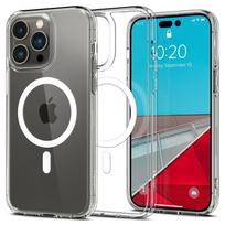 Spigen Ultra Hybrid (MagFit) dėklas skirtas Apple iPhone 14 Pro Max, spalva - Balta