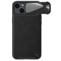 iphone 14 leather case - Apple iPhone 14 Plus Nillkin Camshield Leather S dėklas juodos spalvos - 1 nuotrauka