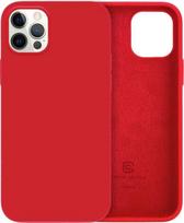 Crong Color Cover – lankstus dėklas, skirtas iPhone 12 Pro Max (raudonas)