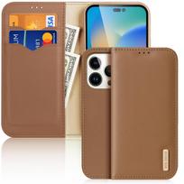 Dux Ducis Hivo dėklas skirtas iPhone 14 Pro, rudas