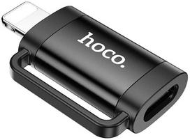 HOCO OTG Lightning (male) to USB-C (female) adapter UA31B Juodas (Black)