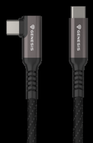 Genesis NVC-2219 USB-C M/M 3.2 Gen 2 kabelis 5m 10GB/s PD60W Juodas (Black)