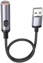 Hoco UA30 USB A į cigarečių žiebtuvėlį adapteris 0,3m Juodas (Black)