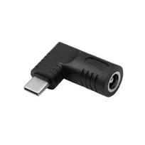 dc laidas - Akyga AK-ND-D06 USB Type-C kištukinis keitiklis 5.5 x 2.5 mm Juodas (Black) - 1 nuotrauka
