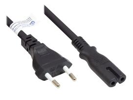 Good Connections P0370-S015 Maitinimo kabelis C tipo kištukas į C7 šakotuvą 1,5 m Juodas (Black)