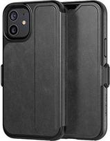 Dėklas TECH21 Evo Wallet iPhone 12 mini, juodas