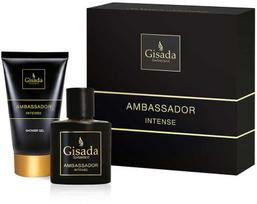Gisada Ambassador Intense dovanų rinkinys EDP purškiklis 50ml + dušo želė 100ml