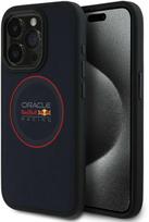 Red Bull Raudona Bull Raudona Bull PU Leather Raudona Ring MagSafe dėklas jūsų Apple iPhone 15 Pro Max mėlynos spalvos