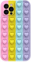 Topt Heart Pop It dėklas skirtas Apple iPhone 12 Pro color 3