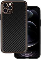 iphone telefonai - Tel Protect Leather Carbon dėklas skirtas Apple iPhone 11 Pro juodos spalvos - 1 nuotrauka