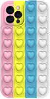 Topt Heart Pop It dėklas skirtas Apple iPhone 11 color 2