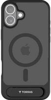 Dėklas Torras Pstand Series Case for iPhone 16 Plus (juodas)