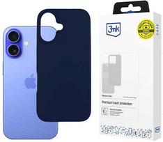 apple iphone 16 silicone case - 3MK silikoninis dėklas iPhone 16 Plus 6.7" dark navy - 1 nuotrauka