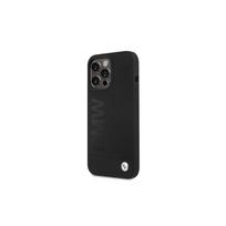 Apple iPhone 13 Pro BMW dėklas silikoninis Signature Logo MagSafe (BMHMP13LSLBLBK) juodos spalvos
