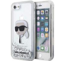 iphone se 2022 - Apple iPhone SE 2022 / SE 2020 / 7 / 8 Karl Lagerfeld dėklas Glitter Karl`s Head (KLHCI8LNKHCH) sidabrinės spalvos - 1 nuotrauka