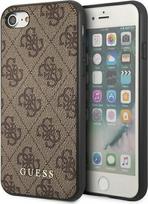 iphone se 2022 - Apple iPhone SE 2022 / SE 2020 / 7 / 8 Guess Dėklas 4G Metal Gold Logo (GUHCI8G4GFBR) rudos spalvos - 1 nuotrauka
