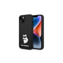 iphone 15 plus magsafe deklas - Karl Lagerfeld dėklas, skirtas iPhone 14 Plus 6,7 KLHMP14MSNCHBCK juodas kietas dėklas, skirtas Magsafe Silicone NFT Choupette - 1 nuotrauka