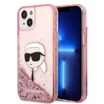 telefono deklas karl lagerfeld - Karl Lagerfeld dėklas, skirtas iPhone 14 Plus 6,7 KLHCP14MLNKHCP rožinė kietas dėklas , skirtas Glitter Karl Head - 1 nuotrauka