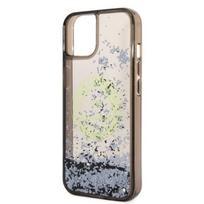 iphone 13 telefono deklas karl lagerfeld - Apple iPhone 14 Karl Lagerfeld dėklas Liquid Glitter RSG (KLHCP14SLCRSGRK) juodos spalvos - 1 nuotrauka