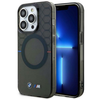 telefono deklas iphone 14 pro max - Dėklas Apple iPhone 14 Pro Max BMW Pattern MagSafe (BMHMP14XHGPK) pilkos spalvos - 1 nuotrauka
