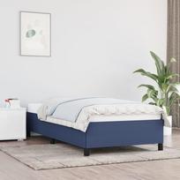 Lova VLX Fabric 286631, mėlyna, 212x95 cm, su grotelėmis
