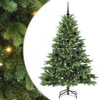 dirbtine eglute pe - Dirbtinė Kalėdų eglutė vidaXL, 150 cm, Žalia (Green), su 150 LED - 2 nuotrauka
