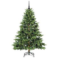 dirbtine eglute pe - Dirbtinė Kalėdų eglutė vidaXL, 150 cm, Žalia (Green), su 150 LED - 3 nuotrauka