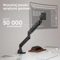 stalo monitoriaus laikiklis - MONITOR ACC WALL MOUNT/17-57" BLACK G130-B ONKRON - 1 nuotrauka
