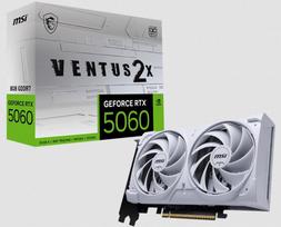 MSI GeForce RTX 5060 8GB VENTUS 2X OC Baltas (White)