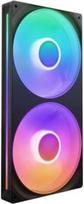 nzxt case - NZXT F280 RGB CORE 280mm Juodas (Black) - 1 nuotrauka