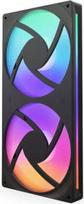 nzxt case - NZXT F280 RGB CORE 280mm Juodas (Black) - 2 nuotrauka
