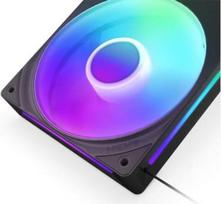 nzxt case - NZXT F280 RGB CORE 280mm Juodas (Black) - 4 nuotrauka