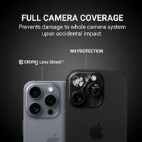 apsaugines pleveles iphone 16 - Crong Lens Shield iPhone 16/ 16 Plus - 3 nuotrauka