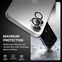 apsaugines pleveles iphone 16 - Crong Lens Shield iPhone 16/ 16 Plus - 4 nuotrauka