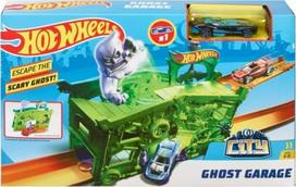 hot wheels trasos - Mattel Hot Wheels Vaiduoklių garažas, FJN38 - 1 nuotrauka
