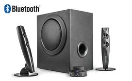 garso koloneles 2.1 - Wavemaster Stax BT Black (Juodos) - 1 nuotrauka