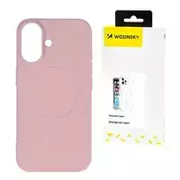 galaxy s24 fe case - Wozinsky Liquid Silicone Case with MagSafe for Samsung Galaxy S24 FE - Šviesiai rožinis (Light Pink) - 1 nuotrauka