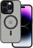 telefono deklas iphone 14 pro max - Tel Protect Magnetic Splash Frosted Case for Apple iPhone 15 Pro Max - Juodas (Black) - 1 nuotrauka