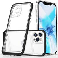 telefonas iphone pro max 12 - Hurtel Clear dėklas skirtas iPhone 12 Pro Max, juodas - 1 nuotrauka