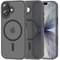 Dėklas TECH-PROTECT MAGMAT MAGSAFE IPHONE 17 MATTE CRAYON Pilkas