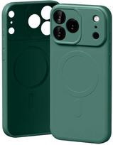 Mercury Semi-Silicone MagSafe dėklas skirtas Apple iPhone 17 Pro Max žalios spalvos