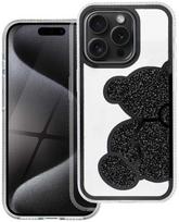 Oem TEDDY BEAR Juodas dėklas iPhone 17 Pro Max