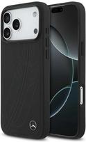 iphone case leather - Mercedes Leather Large Laurel Leave MagSafe dėklas skirtas Apple iPhone 17 Pro Max juodos spalvos - 1 nuotrauka