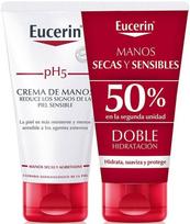 EUCERIN pH5 rankų kremas, 2 x 75 ml